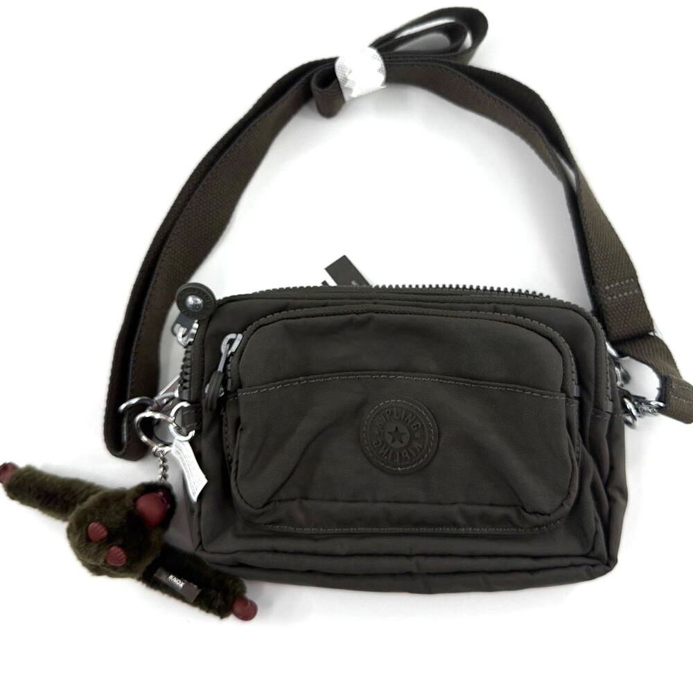 Kipling Field Green Merryl U 2 Crossbody Bag - Picture 3 of 11